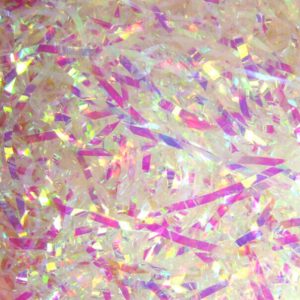 iridescent opal shred cellophane